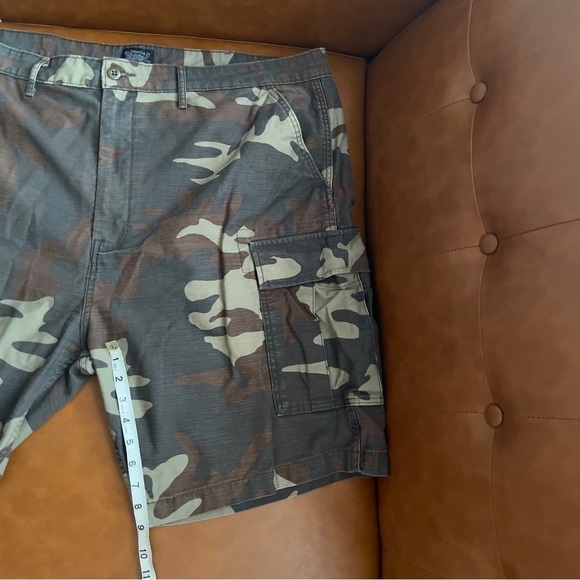 Levi Camo Cargo Shorts Mens 44 Army Utility Heavyweight Workwear Outdoors - Picture 8 of 10